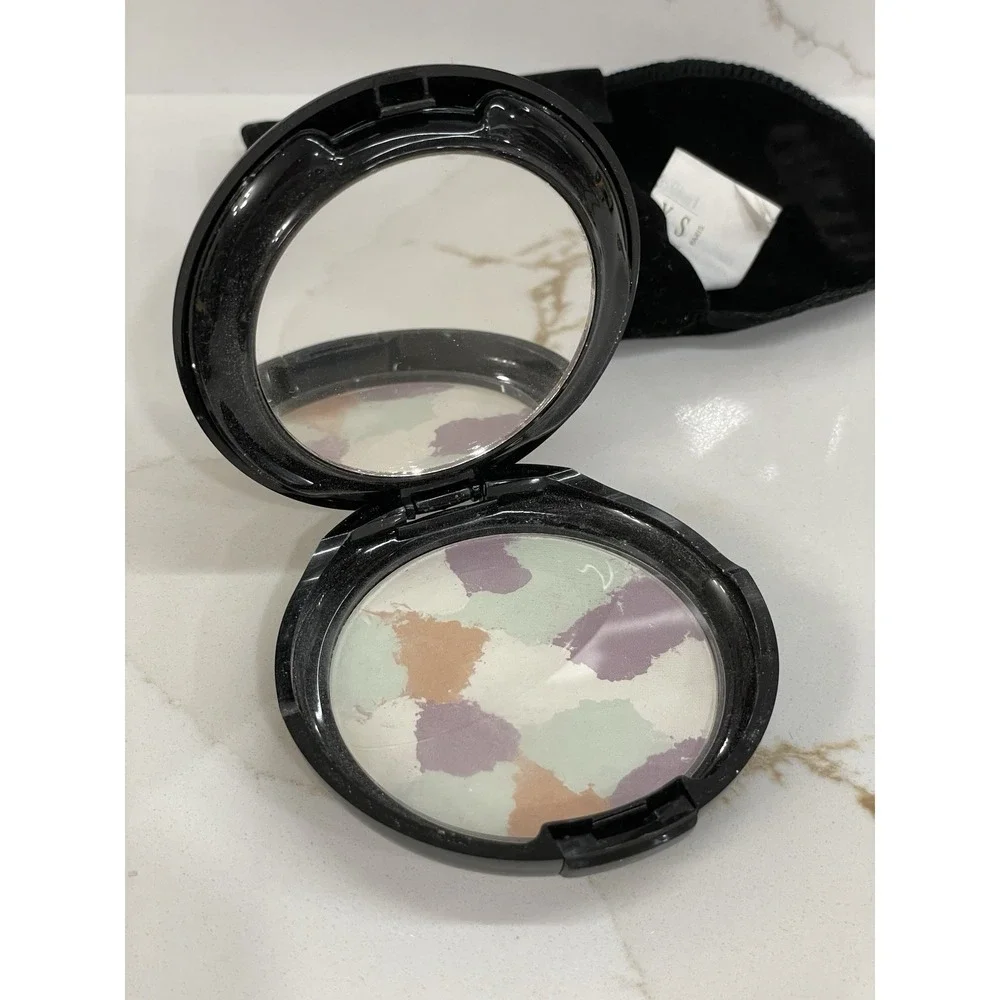 Vintage Sothys Lumiere Du Teint Powder Compact Mirror 9.5 g‎ Makeup New Pouch
